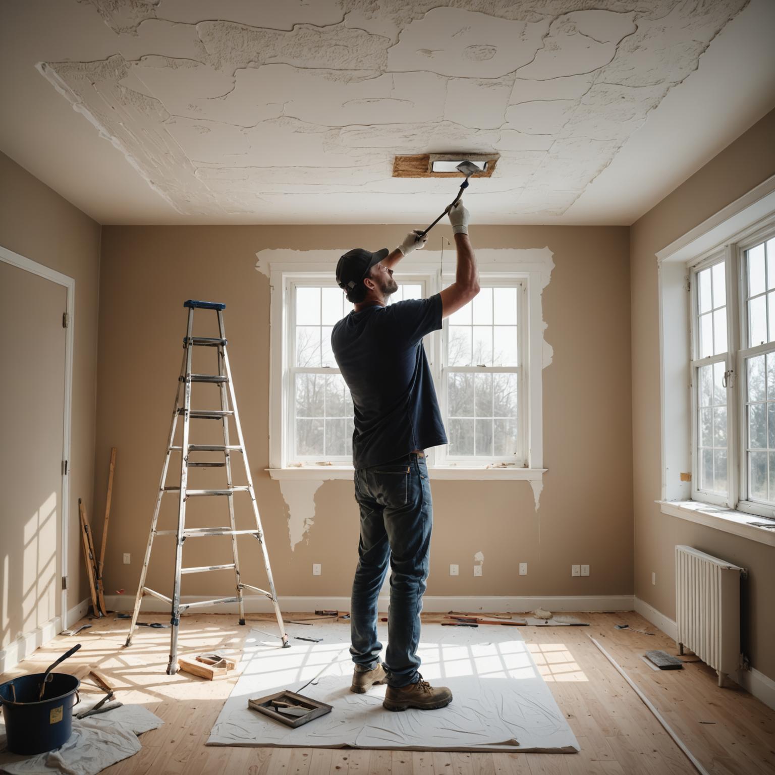 Plaster crew on a restoration project.